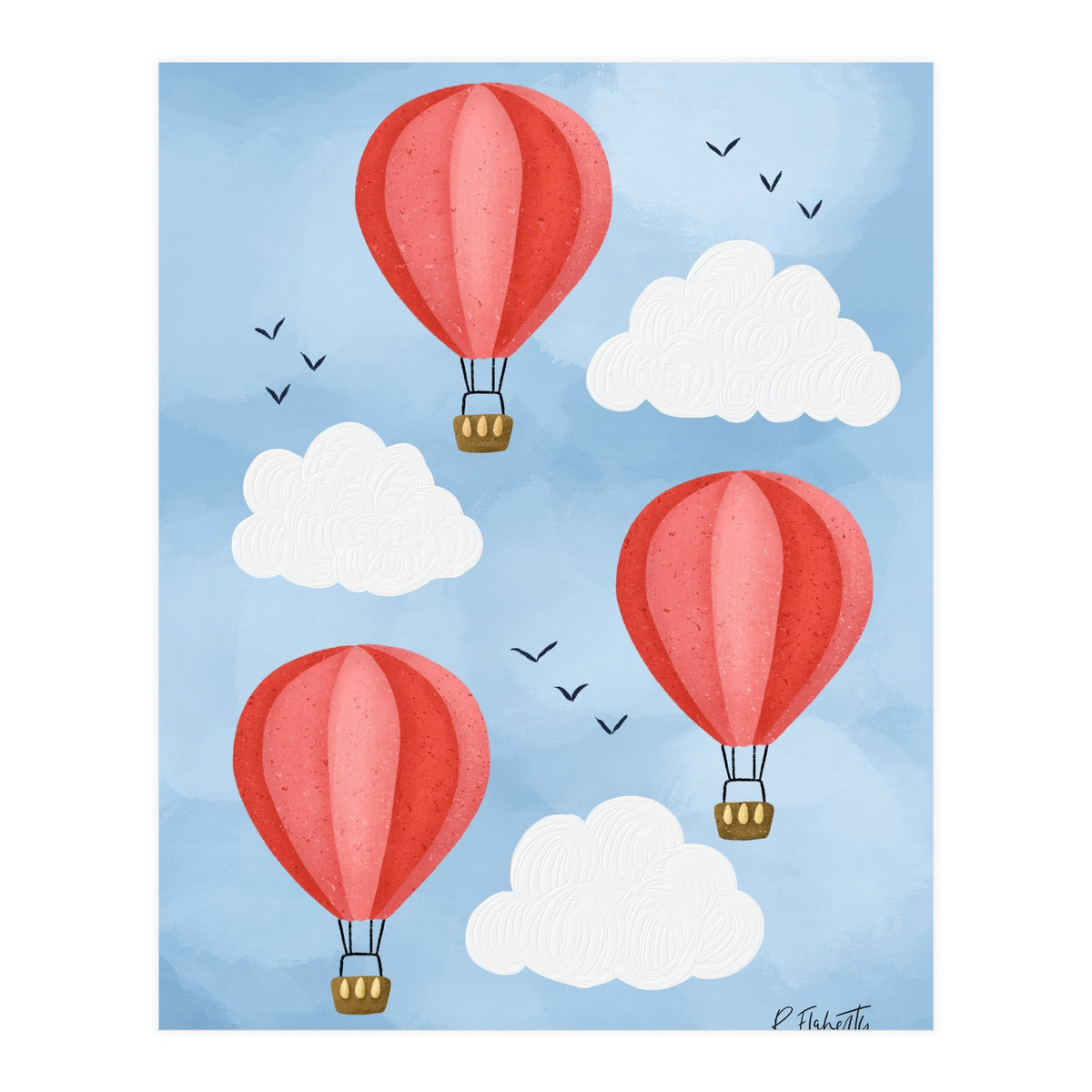 Hot Air Balloons (Print Only)