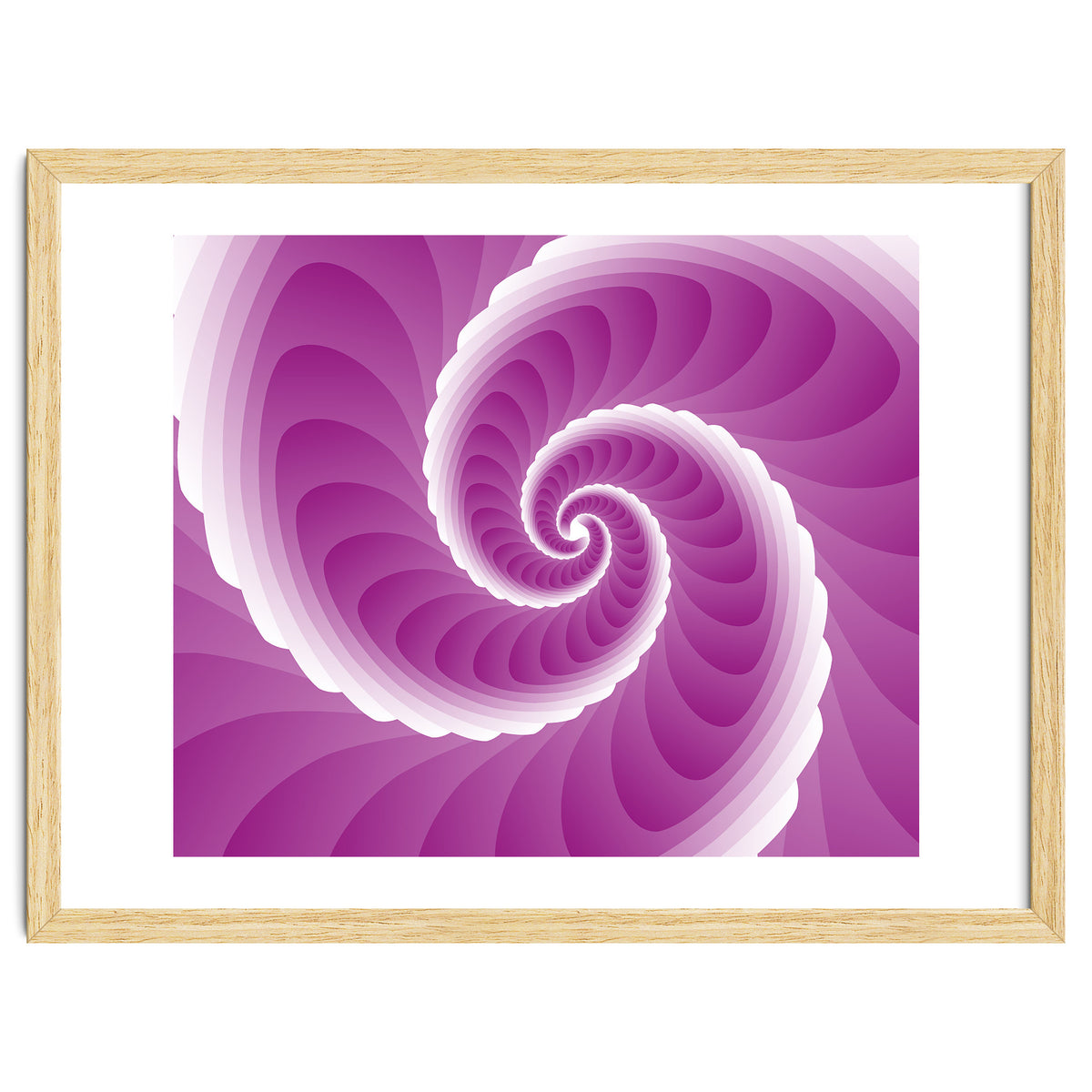 Abstract Pink Swirl