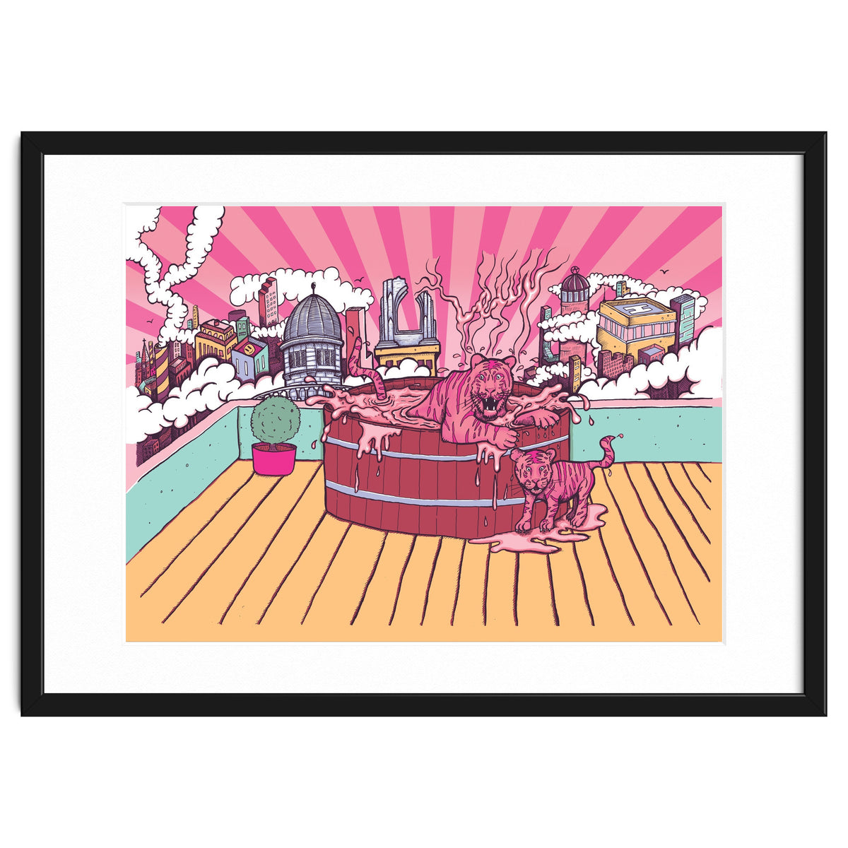 Strawberry Tigers Rooftop Jacuzzis Abbeydale Brewery x Lewy  12.4% ABV Strawberry, Chocolate, Smoked, Cherry Wood-chipped, Imperial Dessert Stout.