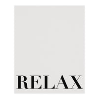 Relax White (Print Only)