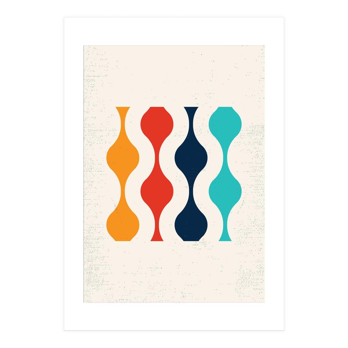 Mid Century Modern Geometry 014 (Print Only)