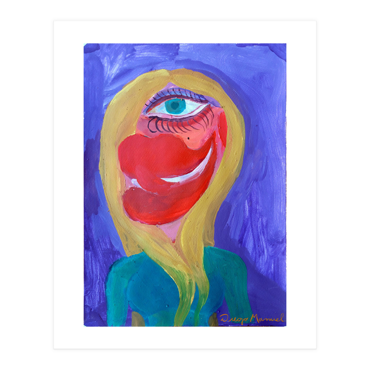 Rubia Cubista 2 (Print Only)