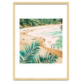Beach Weekend | Pastel Ocean Sea Tropical Travel | Scenic Sand Palm People Boho Vacation thumbnail