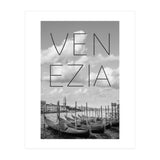 VENICE Grand Canal and St Mark's Campanile | Text & Skyline (Print Only) thumbnail