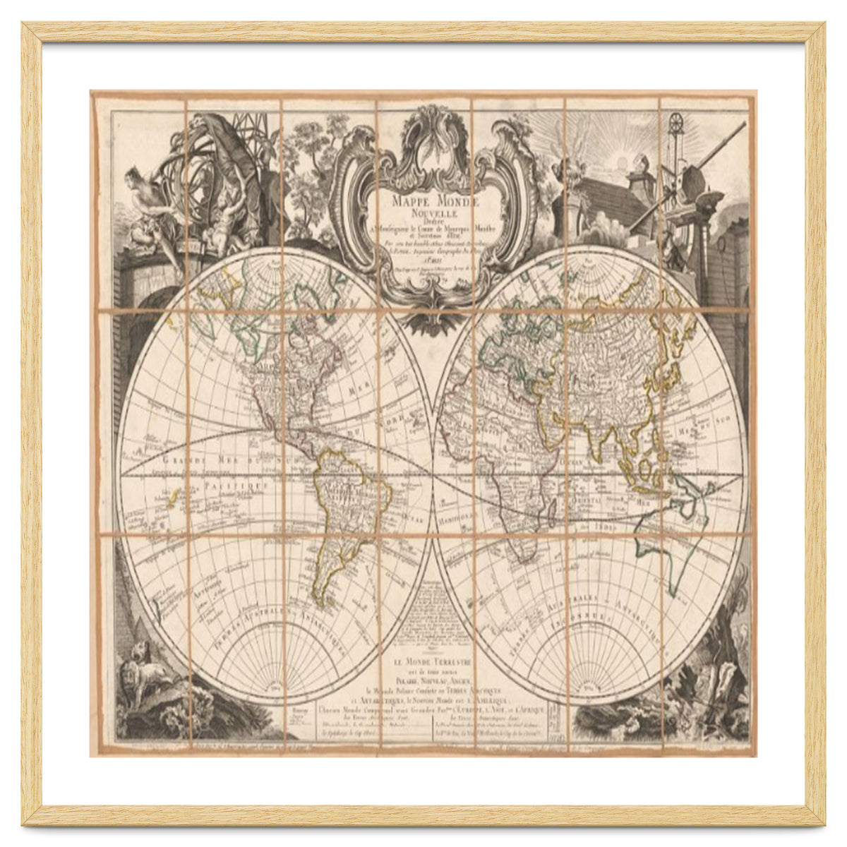 Old world map revisited