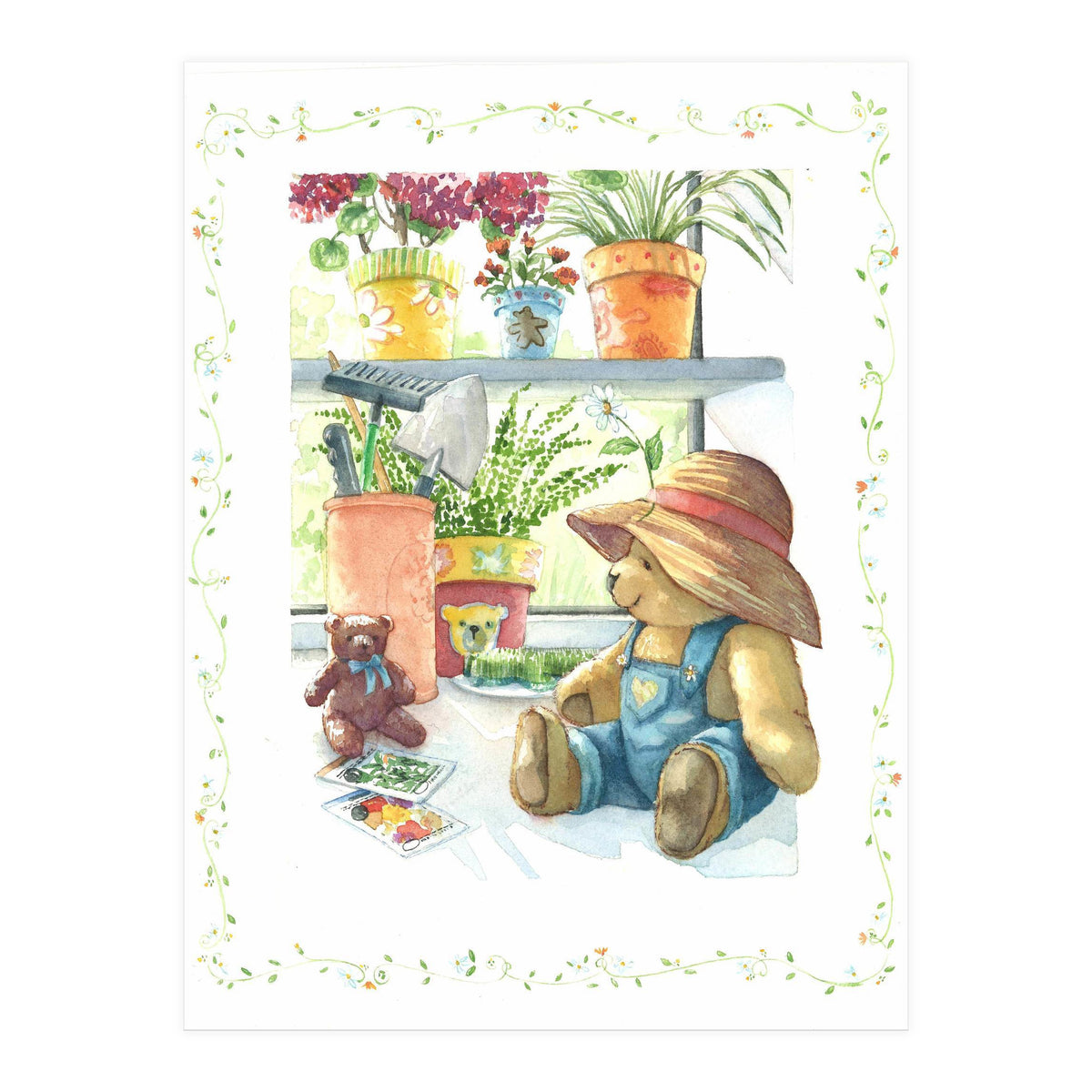 Garden Bear (Print Only)