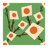 Green Square Flower Bouquet (Print Only) thumbnail