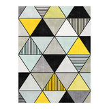 Colorful Concrete Triangles 2 - Yellow, Blue, Grey (Print Only) thumbnail