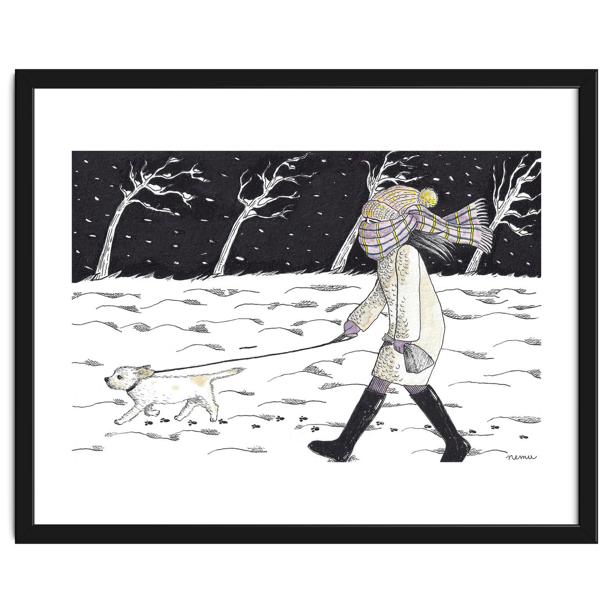 Bitter Cold Night Stroll