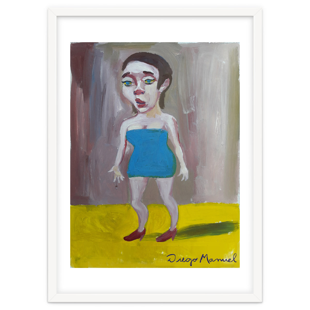 Light Blue Dress Girl