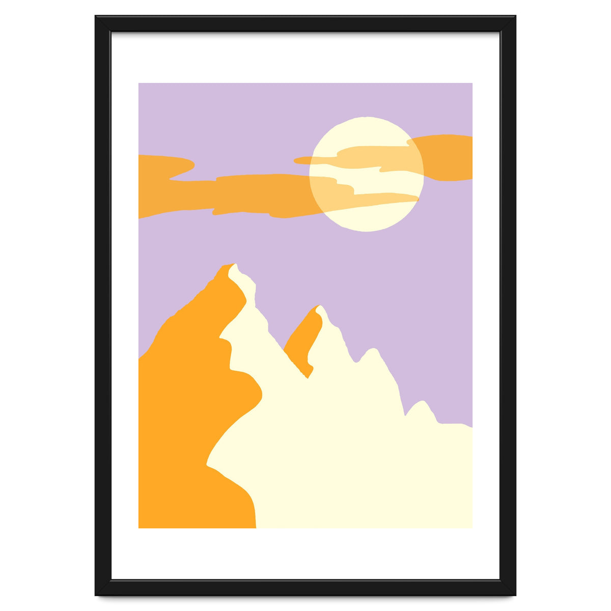 Pastel Minimal Landscape