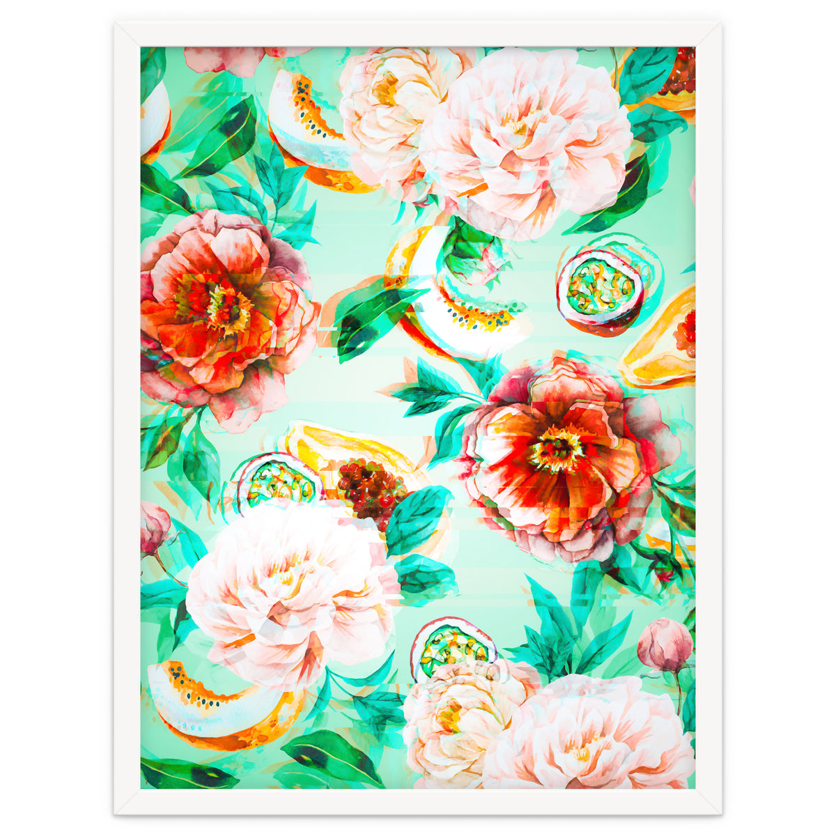 Tropical flowery fruit glitch