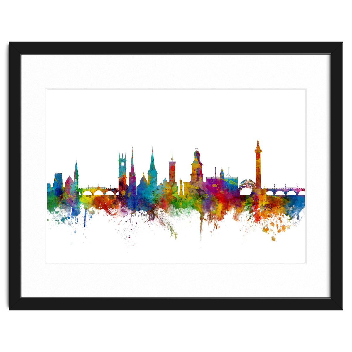 Shrewsbury England Skyline