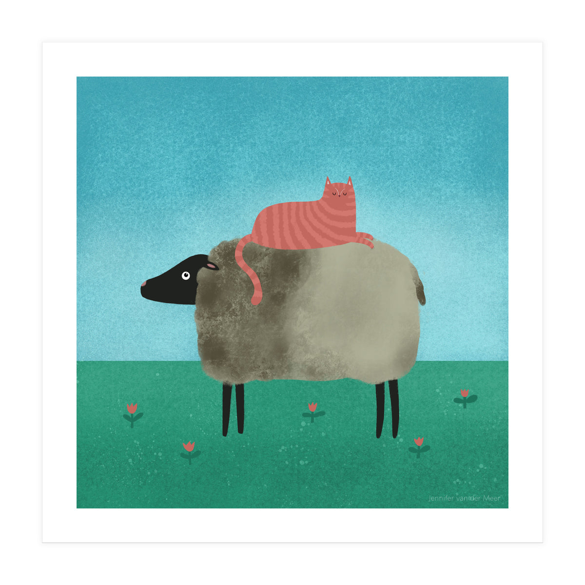 Cat 89: The friends (Print Only)