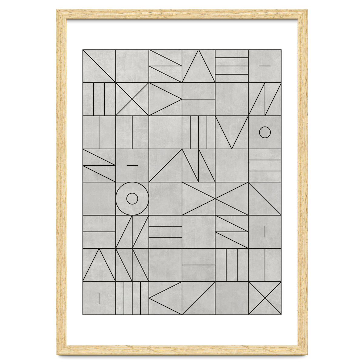 My Favorite Geometric Patterns No.3 - Grey