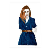 Untitled #46 Woman in a blue dress (Print Only) thumbnail