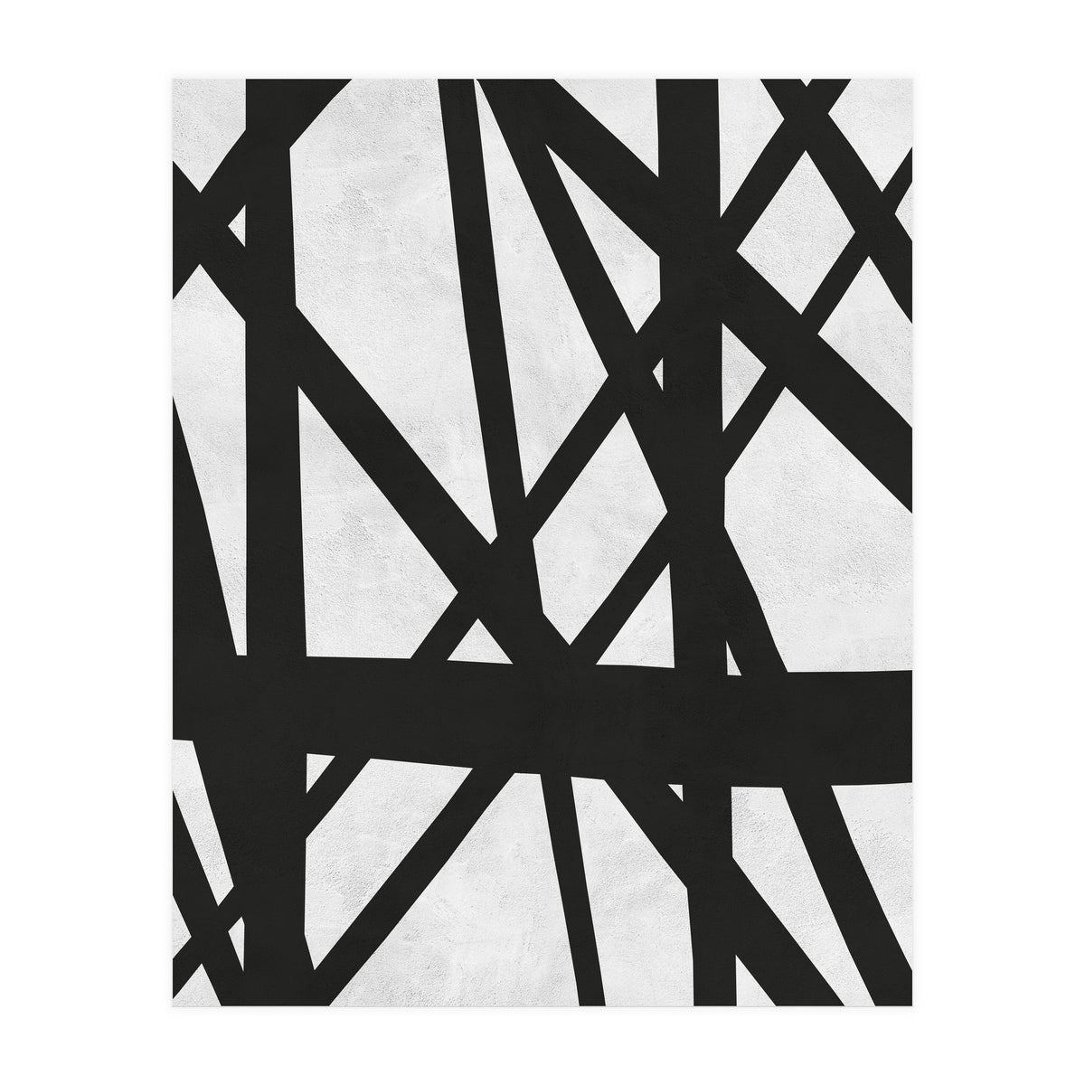 Expressionist black and white III (Print Only)