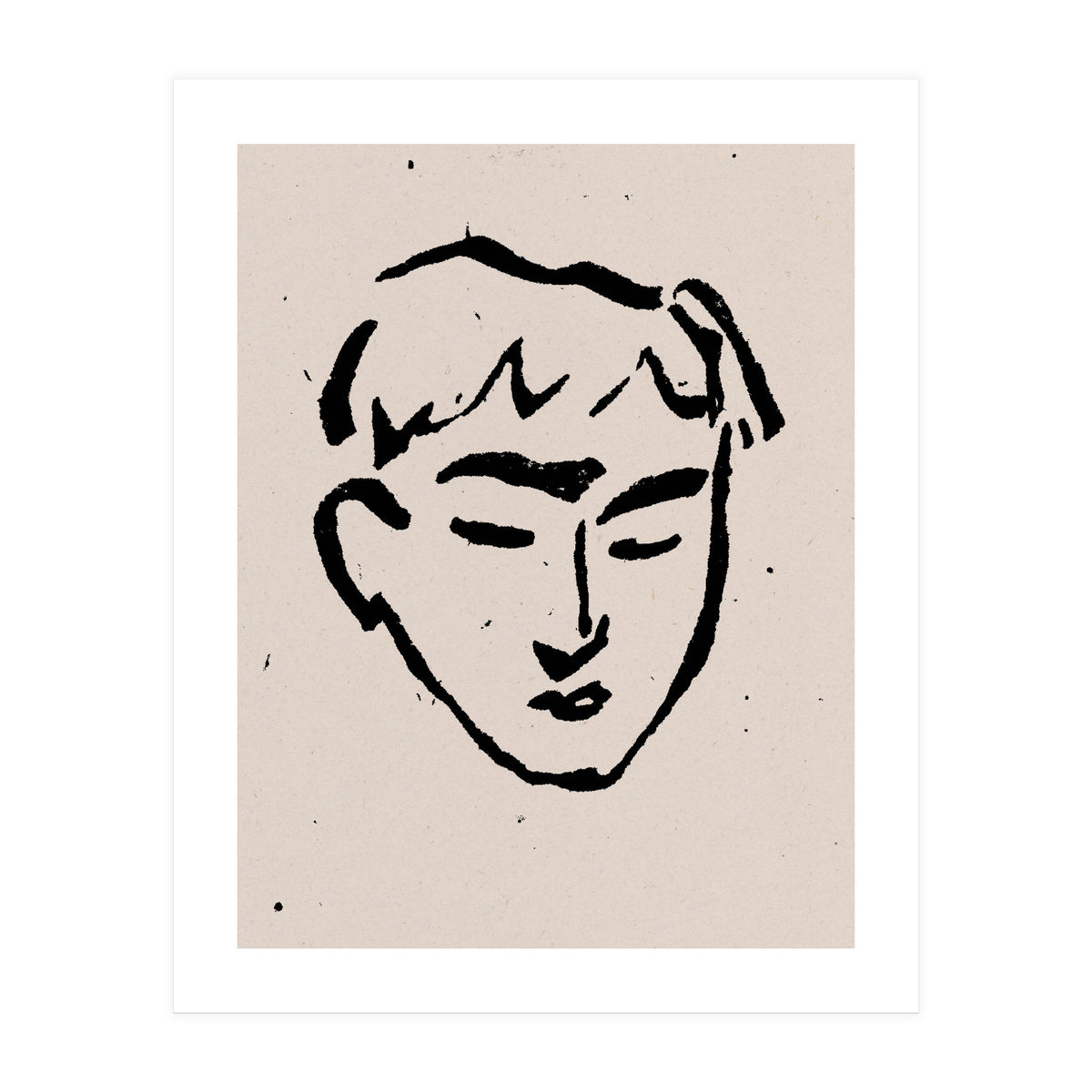 Man, study (Print Only)