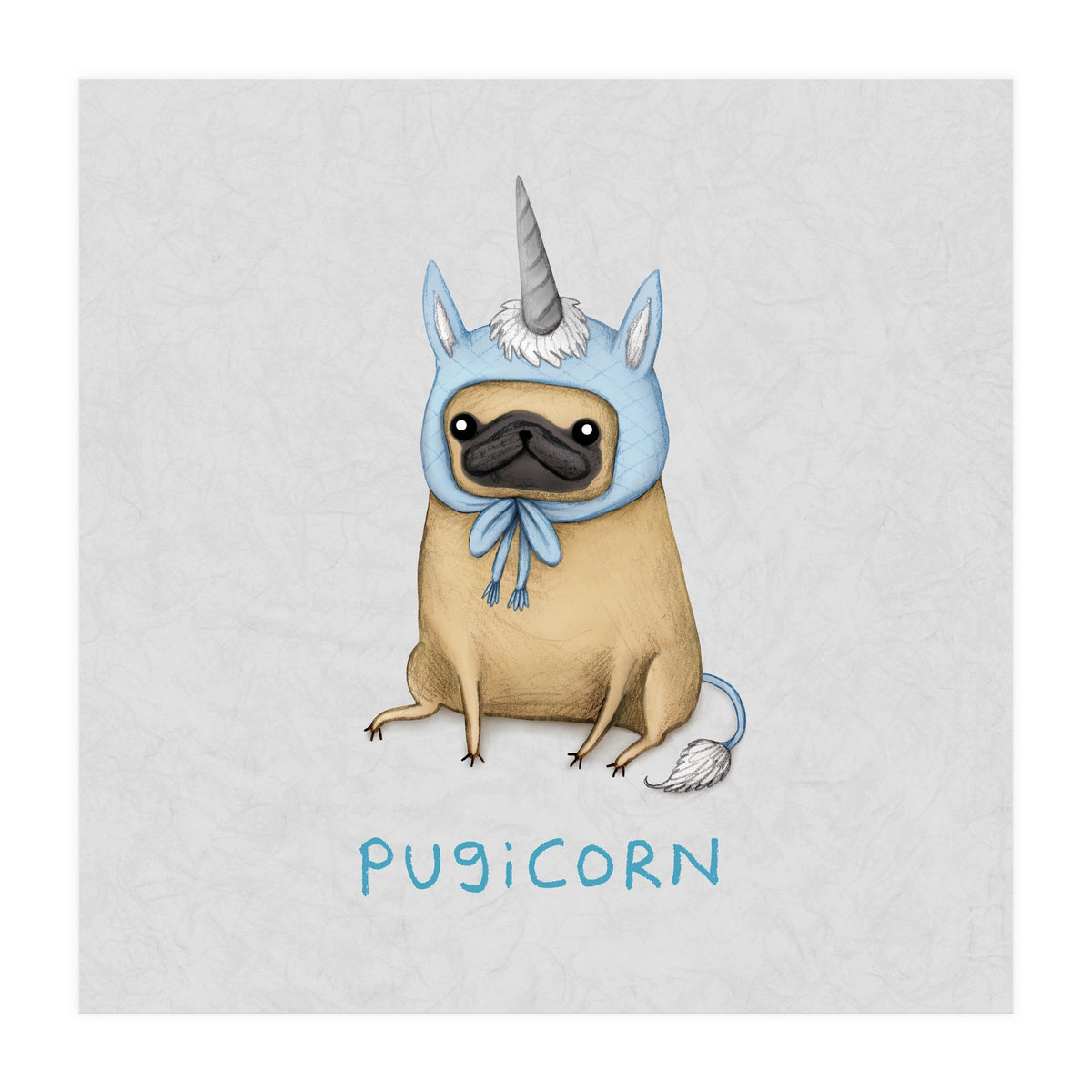 Pugicorn Fawn (Print Only)