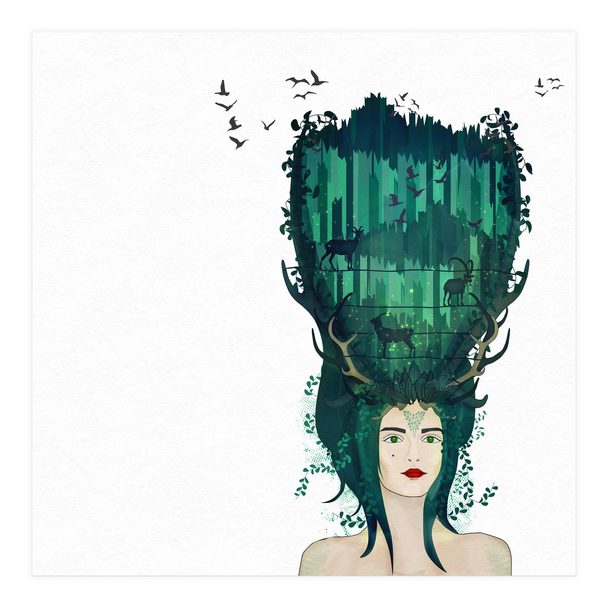 Rococo: My Lady of the Wilderness (Print Only)