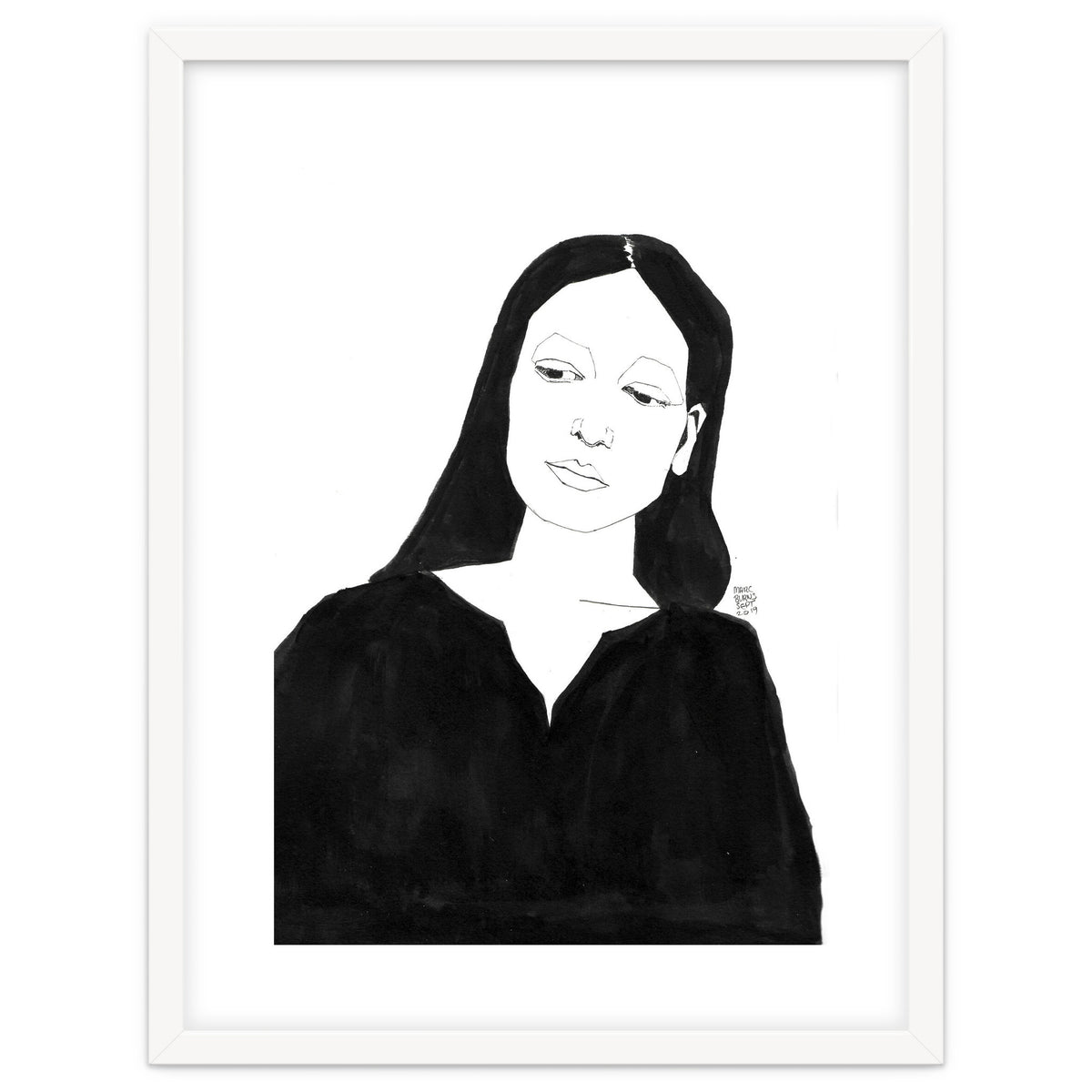 Untitled #36 - Woman in black