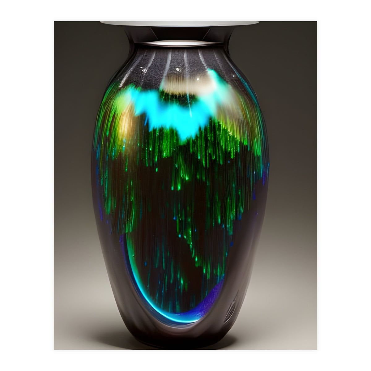 Antique Cosmic Vase Digital AI Art (Print Only)