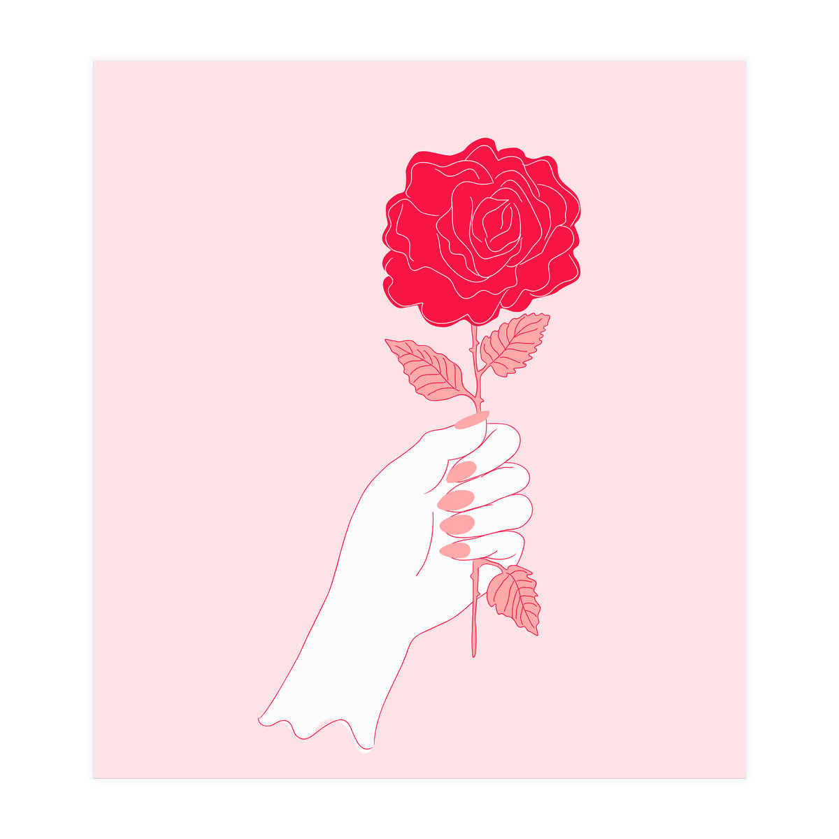 Feminist Rose (Print Only)