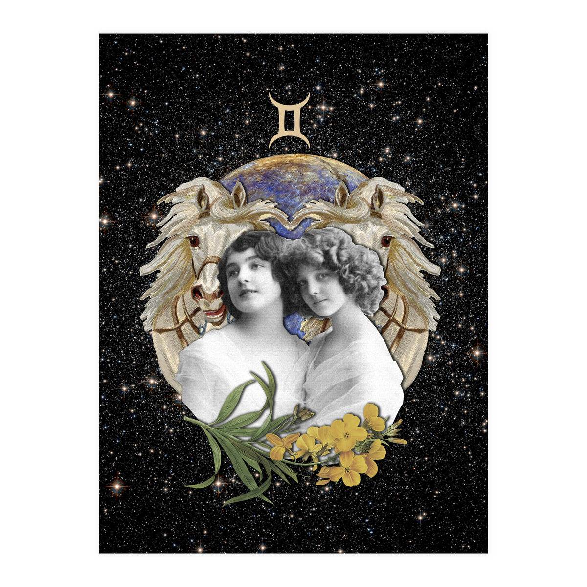 Gemini Zodiac Sign (Print Only)