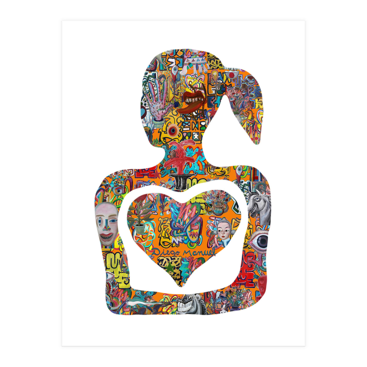 Mujer Digital 3 1  (Print Only)