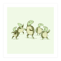 Dancing Turtles (Print Only)