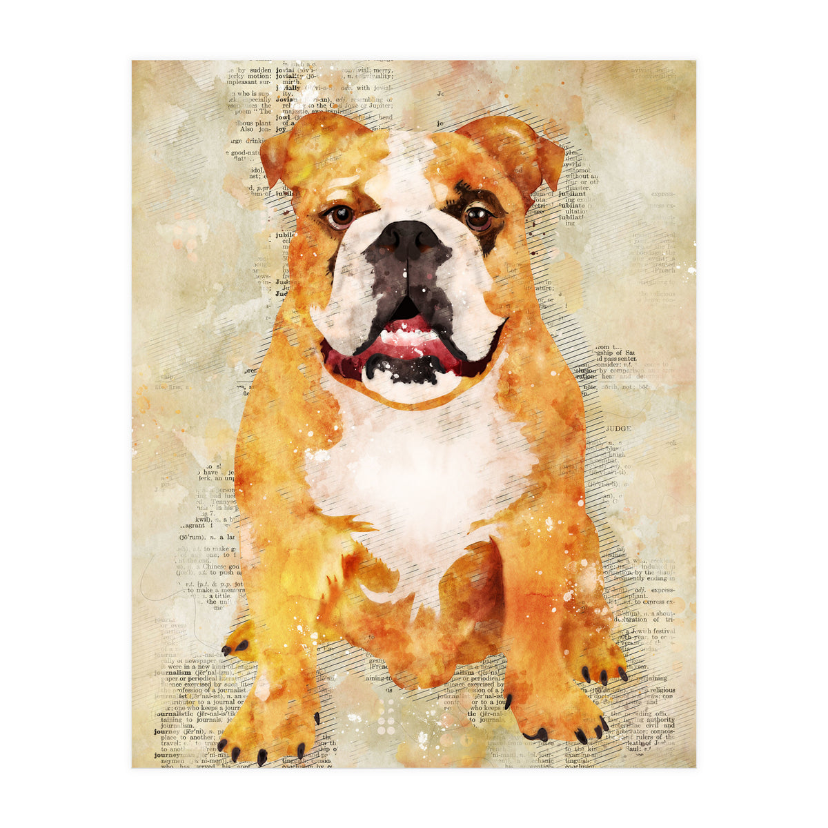 Boxer Dog (Print Only)
