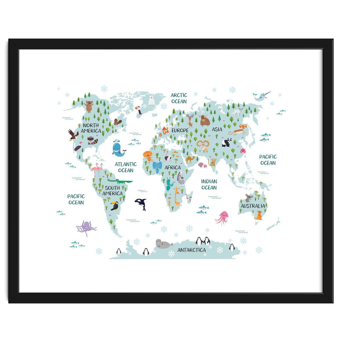 Animal World Map