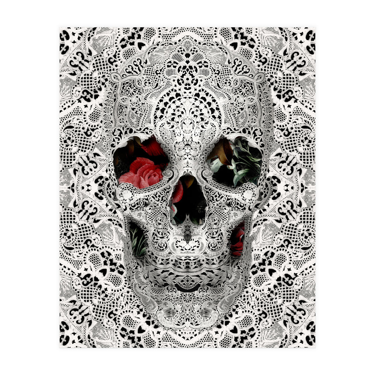 Lace Skull Light (Print Only)