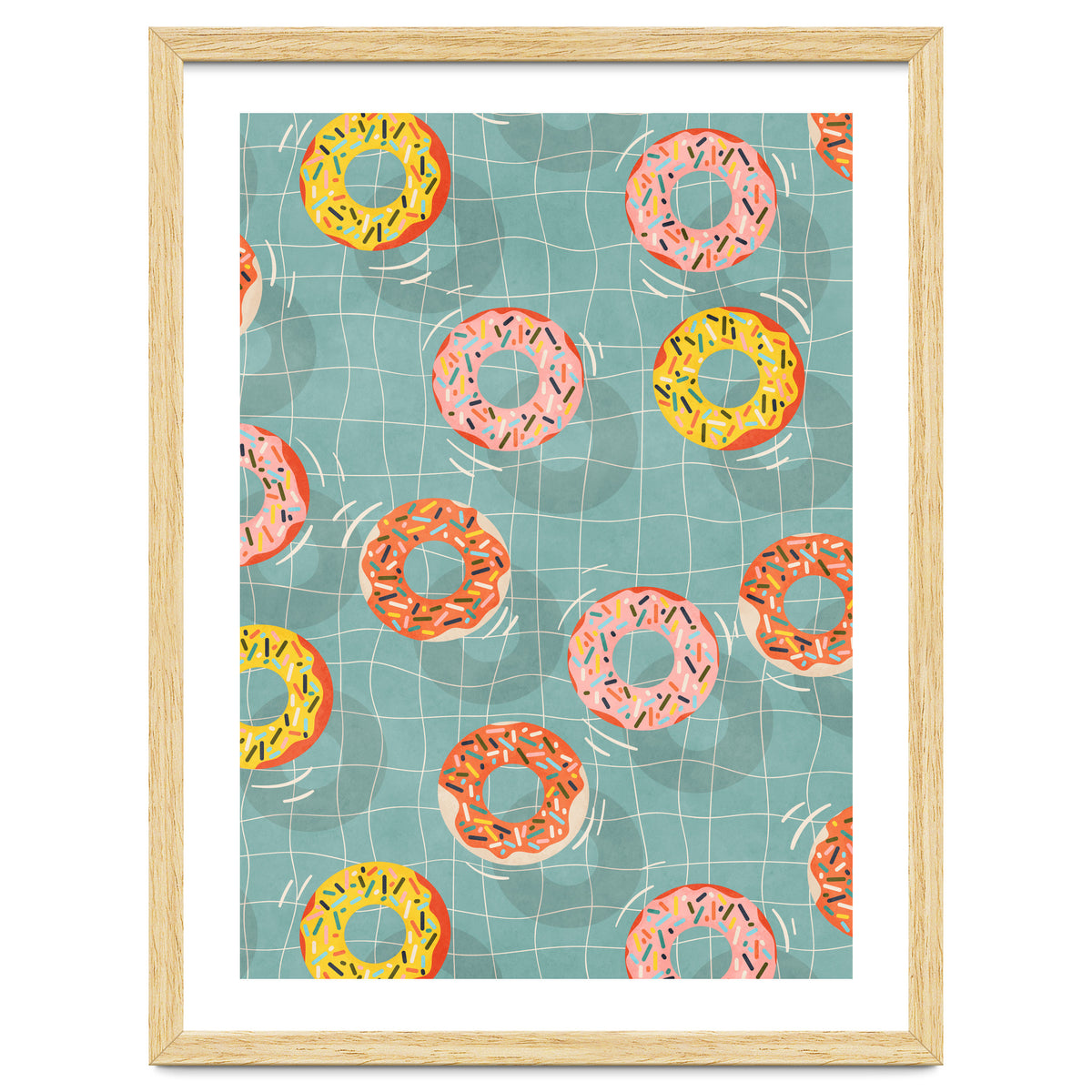 Pool Party Donuts