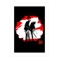 Samurai In Red 02 (Print Only)