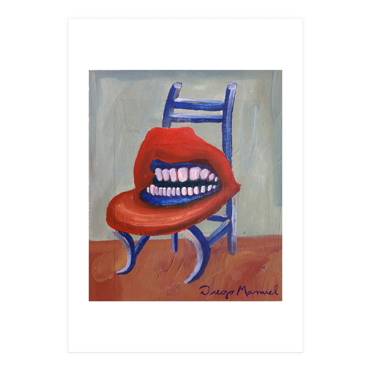 Mouth chair (Print Only)