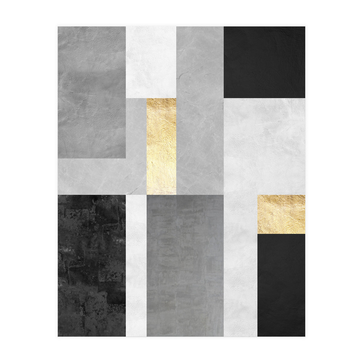 Geometric and golden II (Print Only)