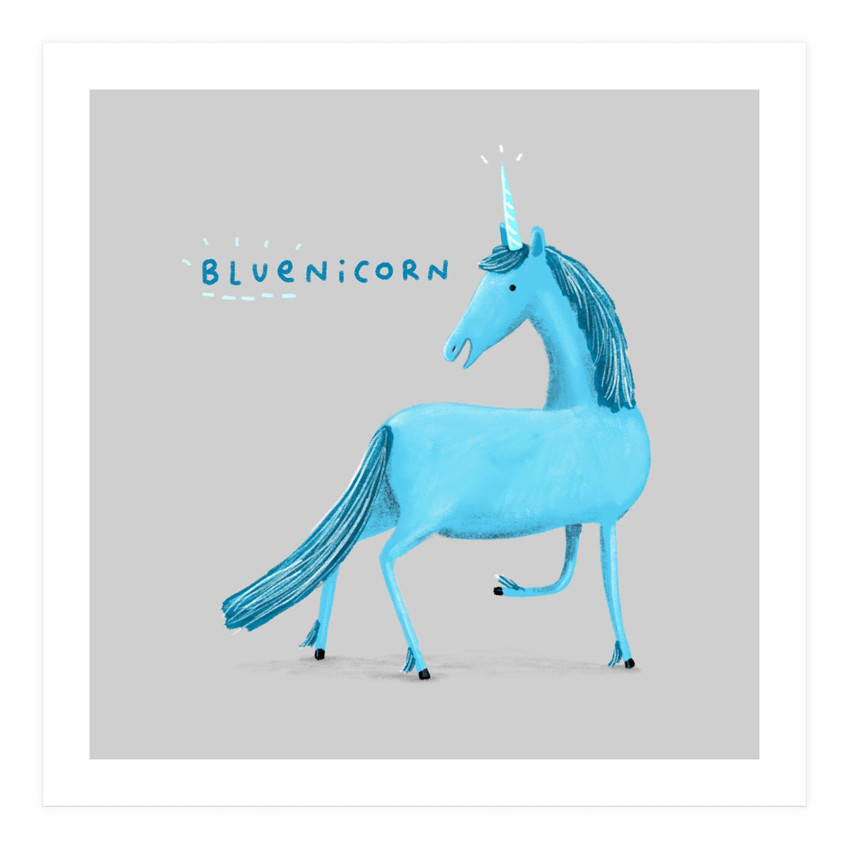 Bluenicorn (Print Only)