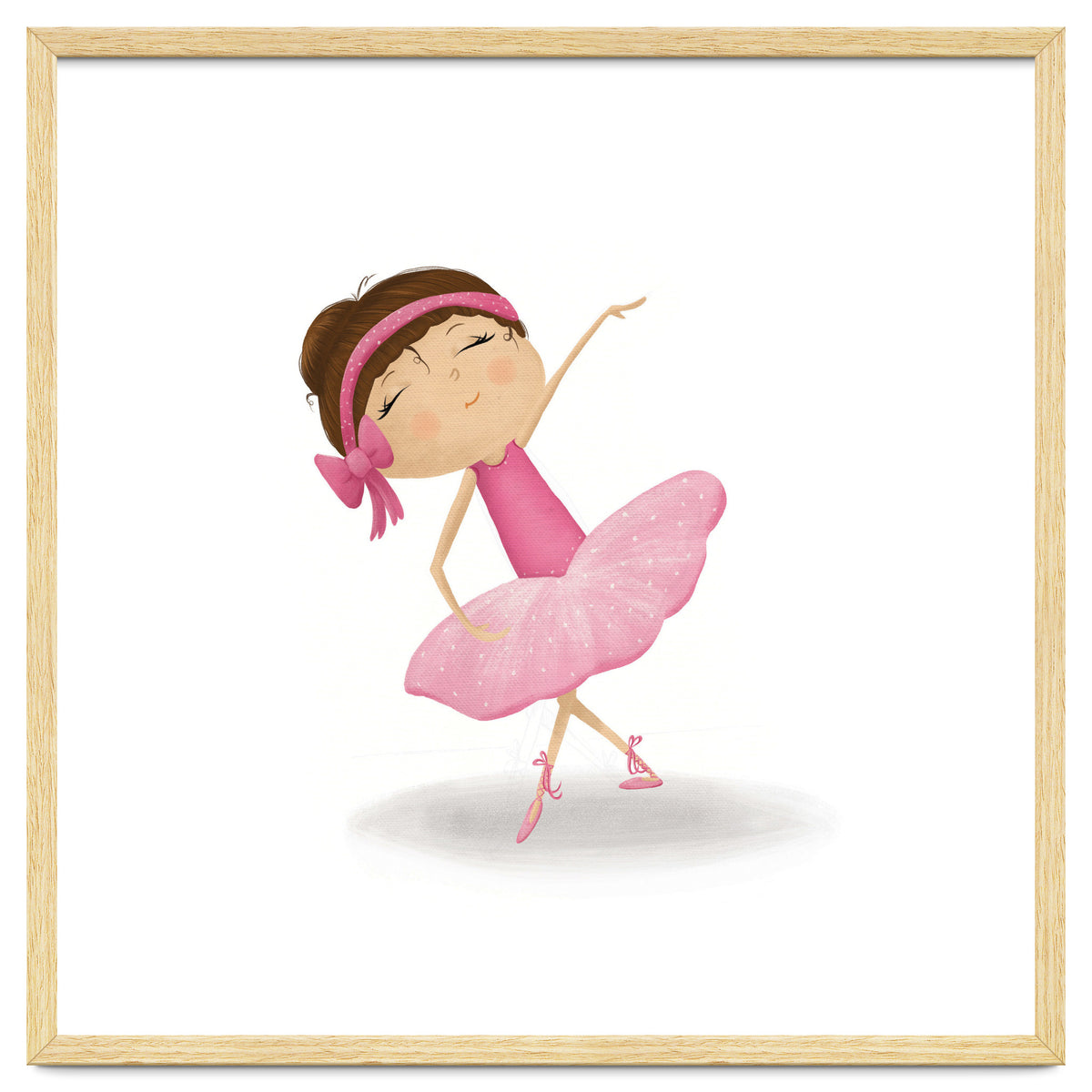Adorable Plie Ballerina Nursery Print