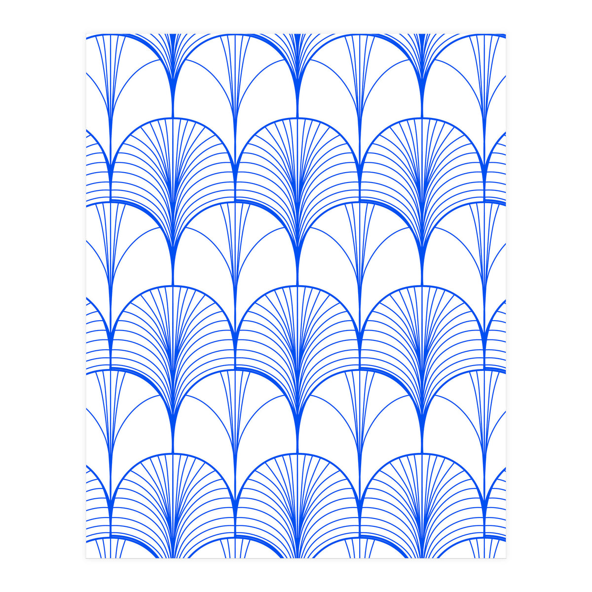 Art Deco Blue (Print Only)