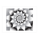 Abstract Modern Flower Design Art (Print Only) thumbnail
