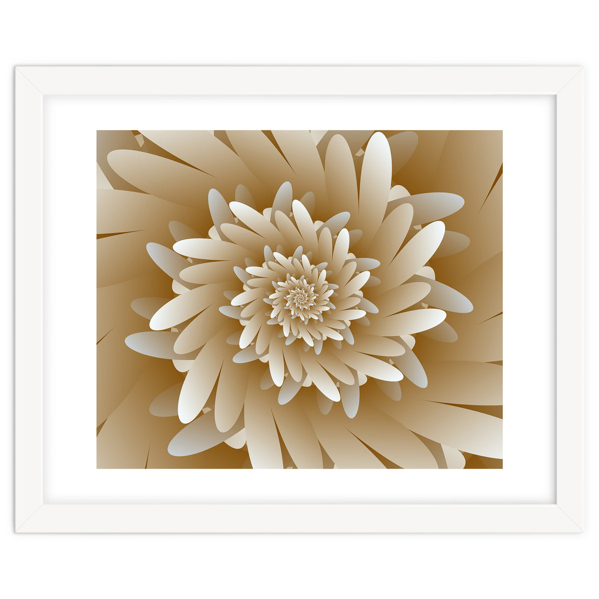 Abstract Digital Floral ART