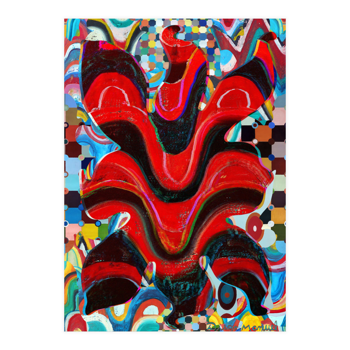 Pop Abstract 2023 Tapiz 82 (Print Only)