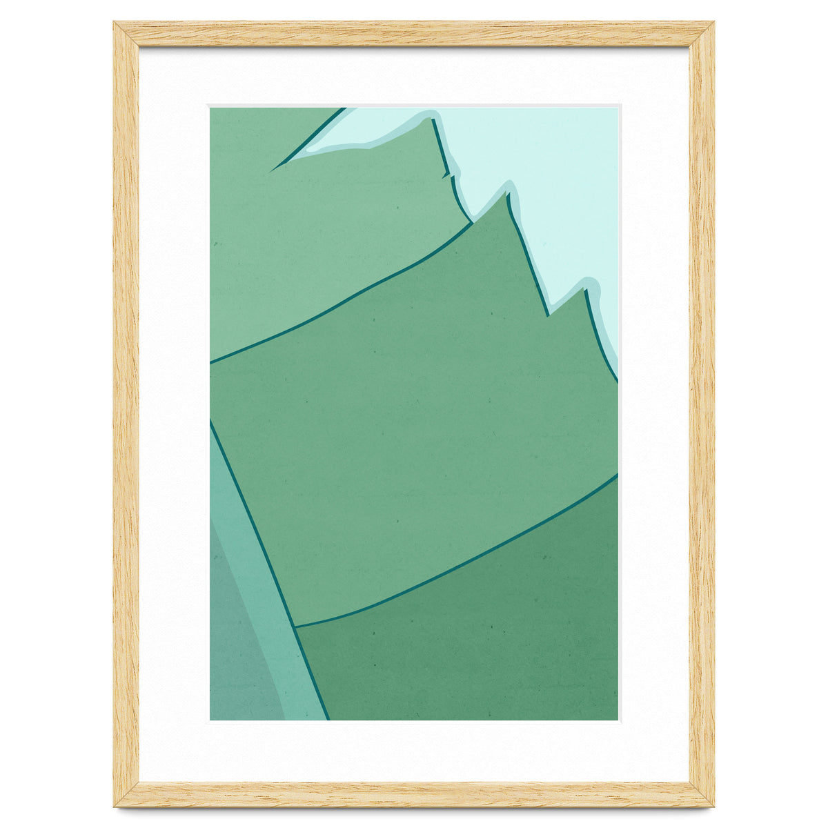 Abstract Banana Leaves Three - Greener Eden