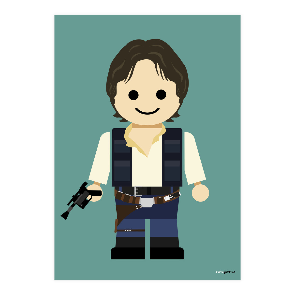 Hans Solo Toy (Print Only)
