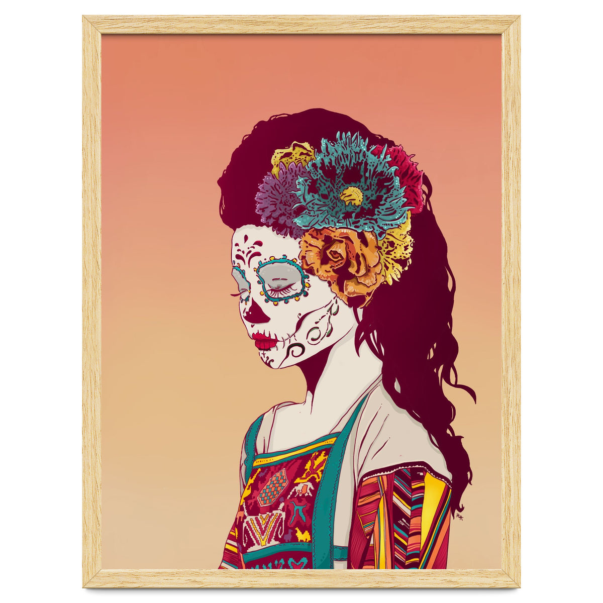 Mexican Skull Lady