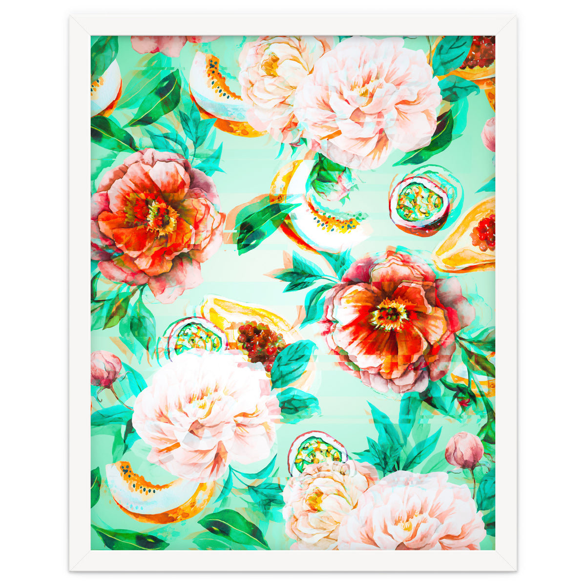 Tropical flowery fruit glitch