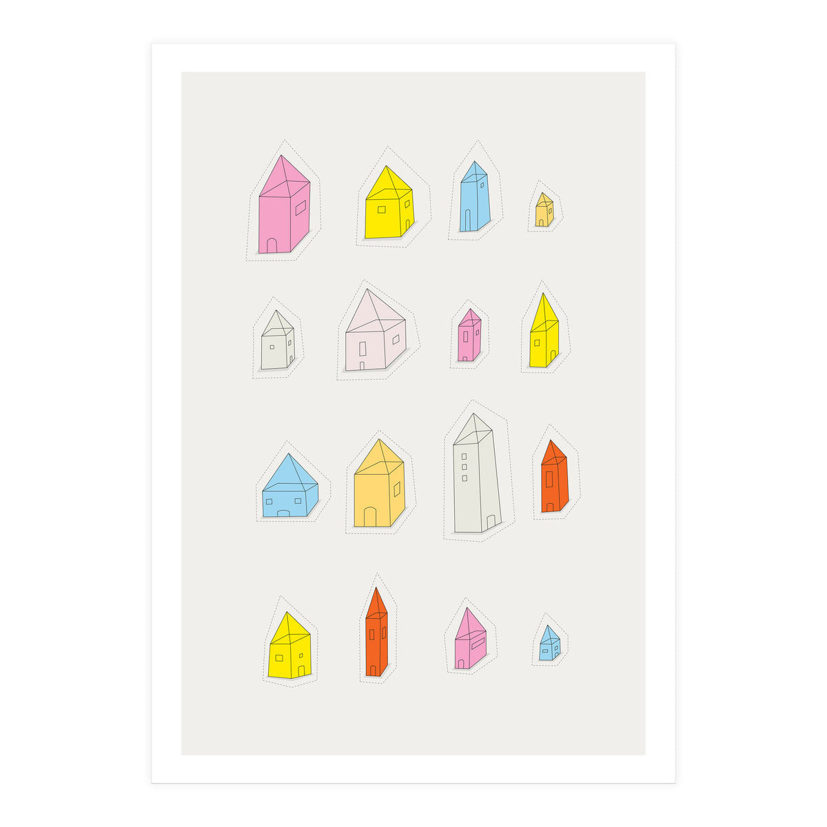 Transparent Houses (Print Only)