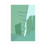 Abstract Banana Leaves One - Greener Eden (Print Only) thumbnail