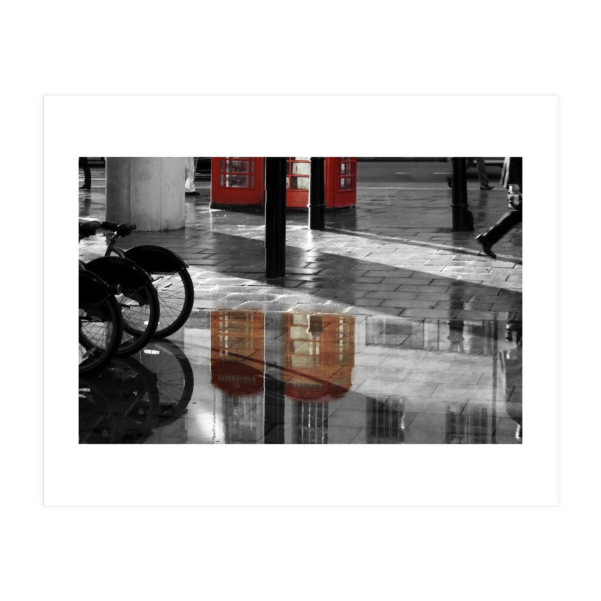 London Rainy Streets  (Print Only)